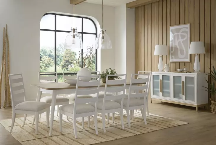 Astoria Pearl 4 Door Sideboard with LED
