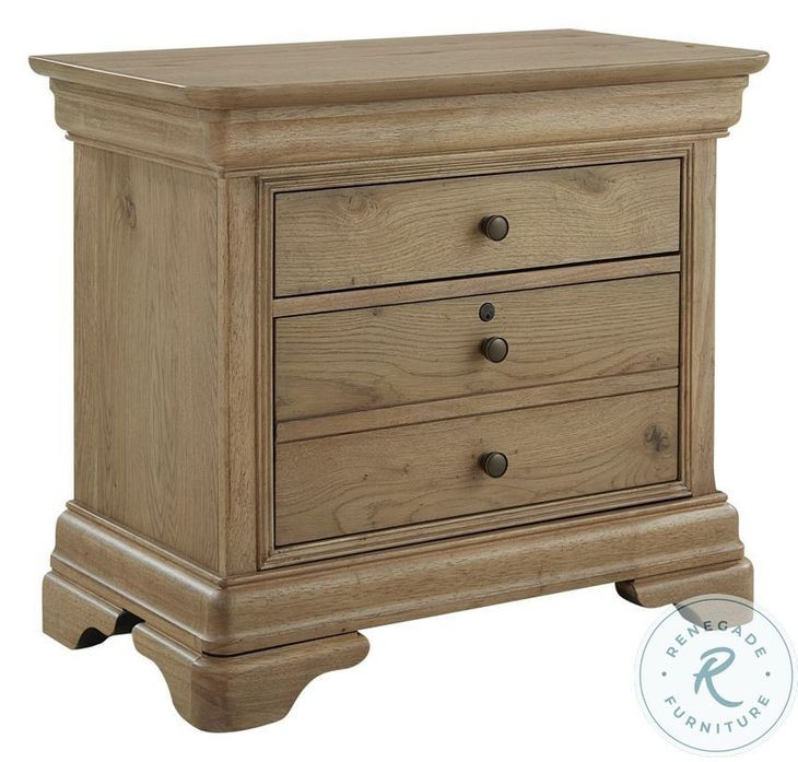 Chateau Philippe Cognac Liv360 2 Drawer Nightstand