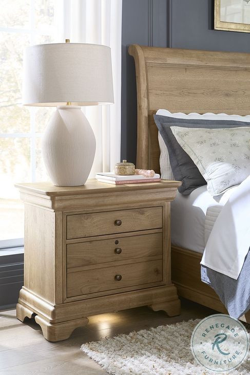 Chateau Philippe Cognac Liv360 2 Drawer Nightstand