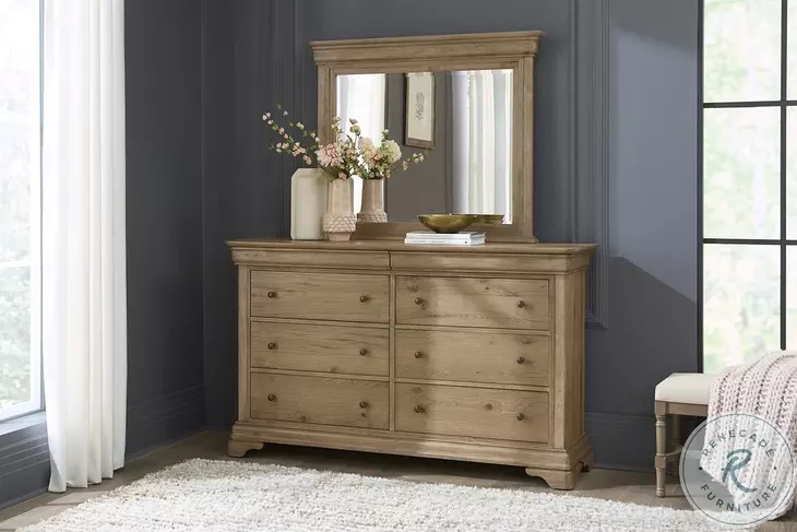 Chateau Philippe Cognac Landscape Rectangular Bedroom Mirror