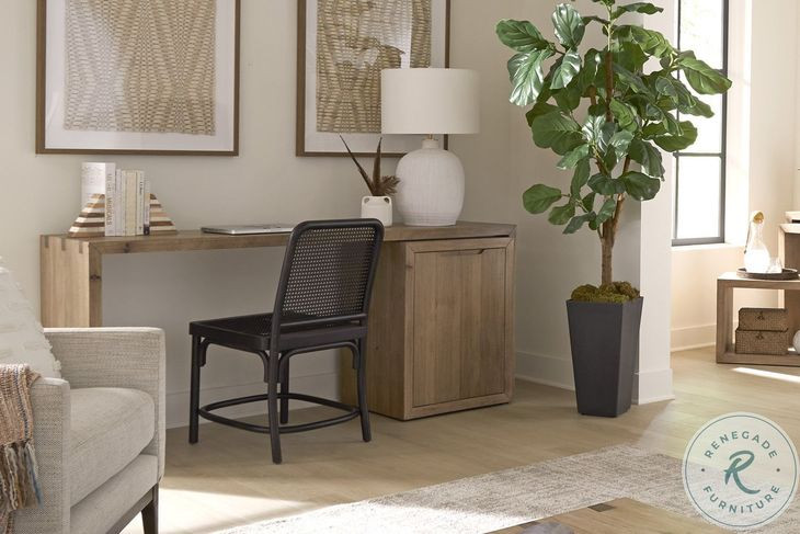 Lyndon Light Cashmere 75" Console with Fireplace