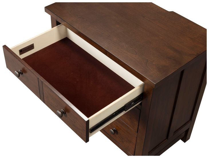 Channing Harvest Cherry 3 Drawer Nightstand