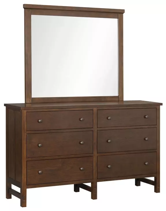 Channing Harvest Cherry Rectangular Landscape Mirror