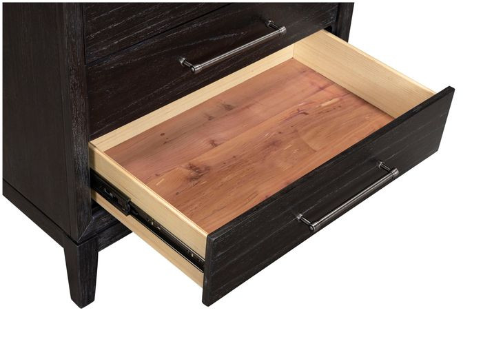 Ambrose Obsidian Mist 3 Drawer Nightstand