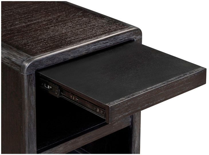 Ambrose Obsidian Mist Rectangular Chairside Table
