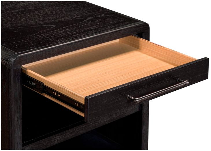 Ambrose Obsidian Mist Square End Table