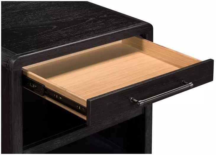 Ambrose Obsidian Mist Square End Table