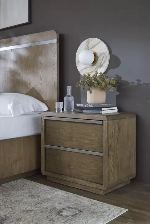 Liam Hearthstone 2 Drawer Nightstand