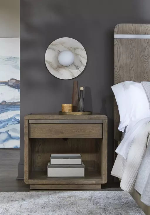 Liam Hearthstone 1 Drawer Nightstand