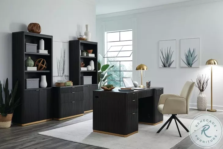 Rylan Dark Roast 1 Door Bookcase