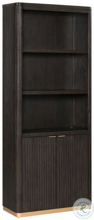 Rylan Dark Roast 1 Door Bookcase