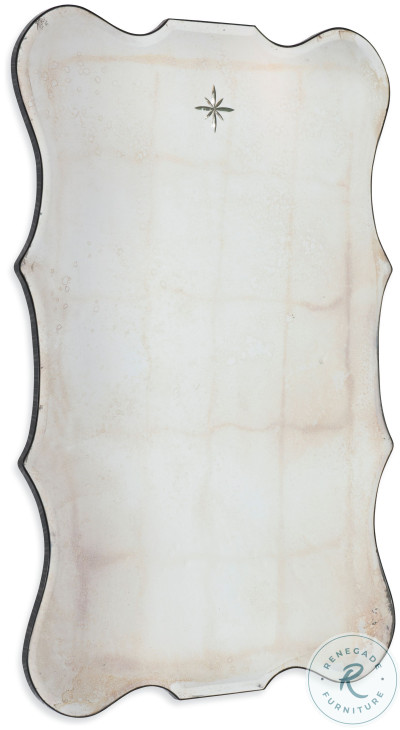 Trapeze Antiqued Mirror