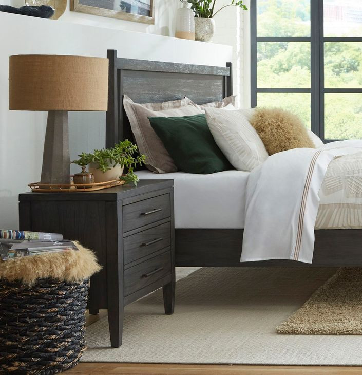 Preston Urbane Gray 2 Drawer Nightstand