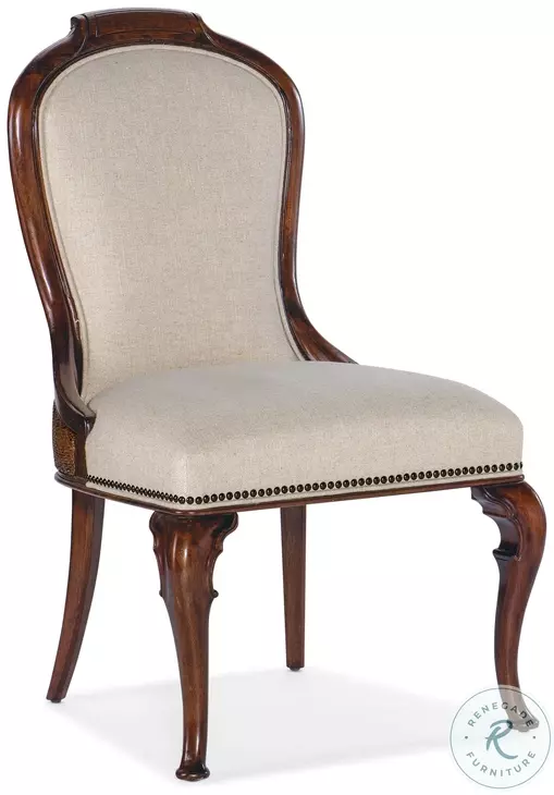 Charleston Beige Upholstered Side Chair Set Of 2