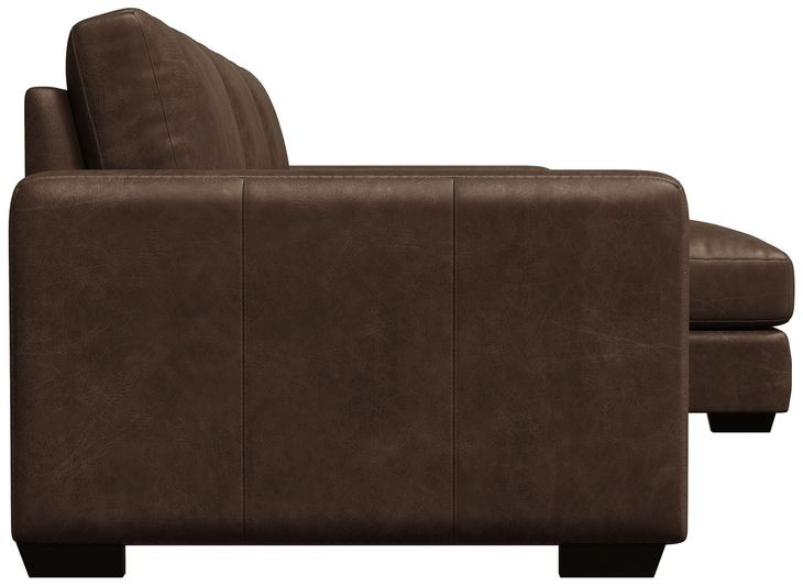 Dawkins Brown Leather Modular Sectional