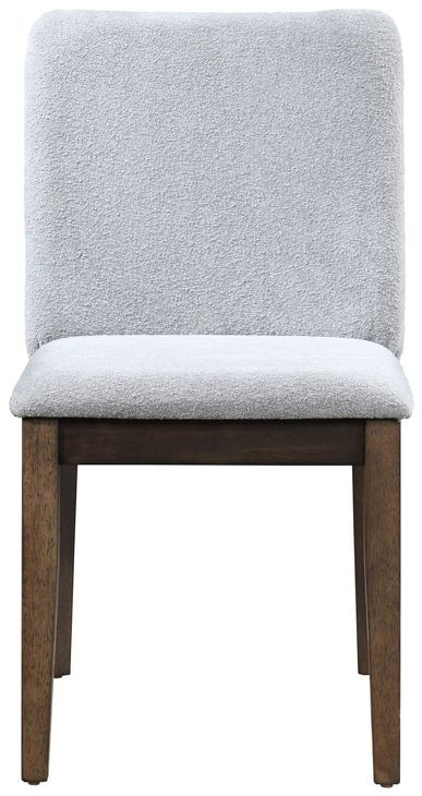 Kody Stone Gray Upholstered Dining Chair Set of 2