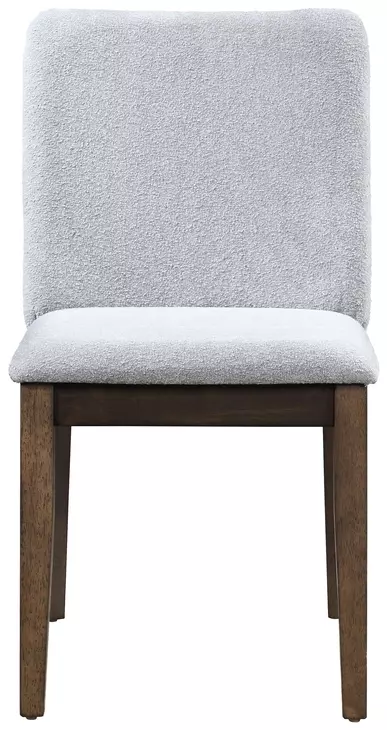 Kody Stone Gray Upholstered Dining Chair Set of 2