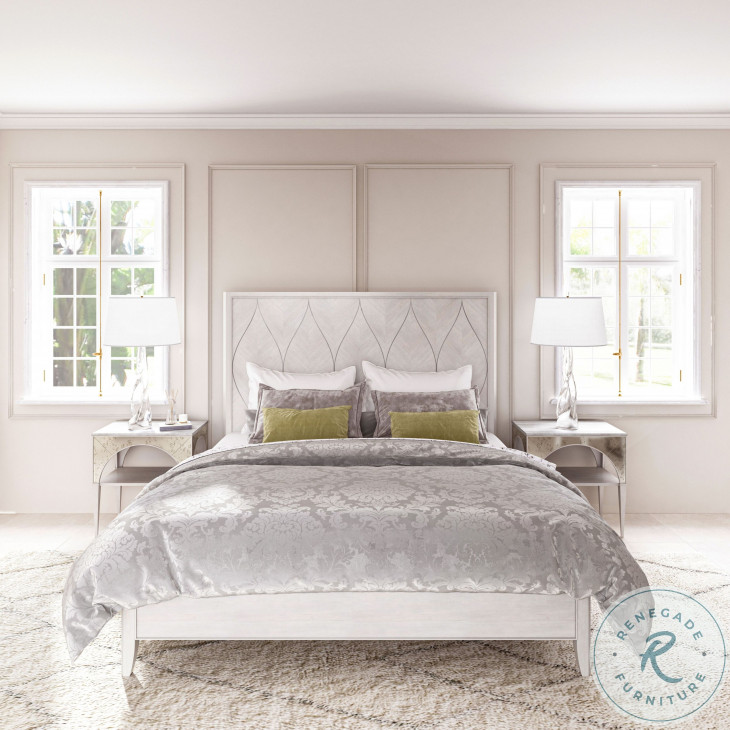 Grey and white bed frame 2025