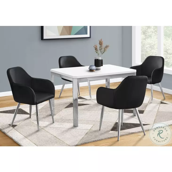 1191 Black Dining Chair Set Of 2