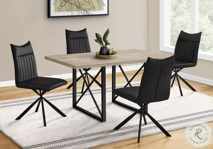 1215 Black Dining Chair Set Of 2