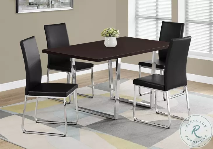 1122 Espresso Rectangular Dining Table