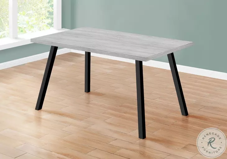 1136 Grey Rectangular Dining Table