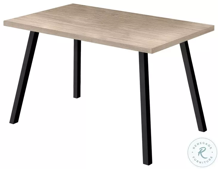 1137 Dark Taupe Rectangular Dining Table