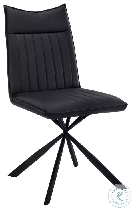 1215 Black Dining Chair Set Of 2