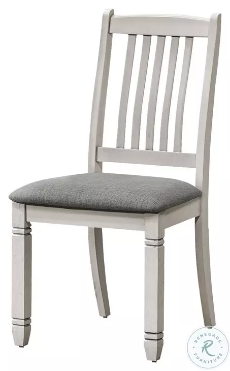 1256 Gray Dining Chair Set of 2