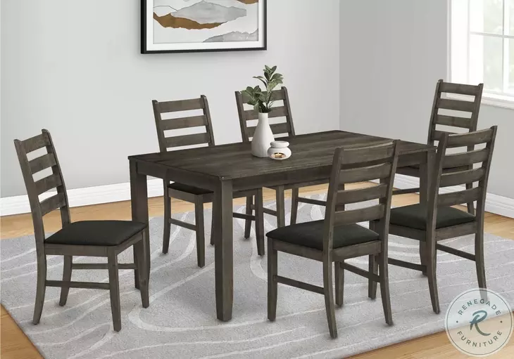 1347 Grey Fabric Dining Chair Set Of 2