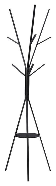 2010 Black 6 Hooks Coat Rack