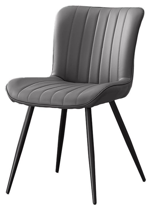 1131 Gray Upholstered Dining Chair Set of 2