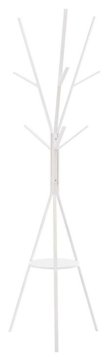 2009 White 6 Hooks Coat Rack