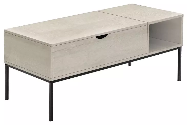 3807 Washed Oak Rectangular Lift Top Cocktail Table