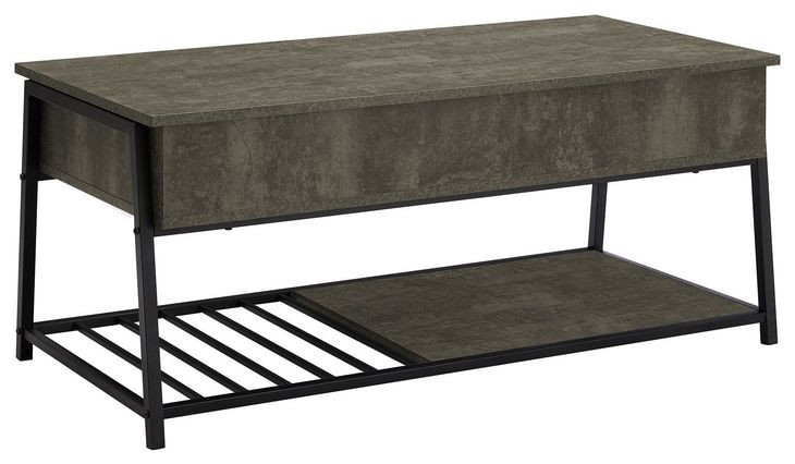 3821 Dark Bronze Rectangular Lift Top Cocktail Table