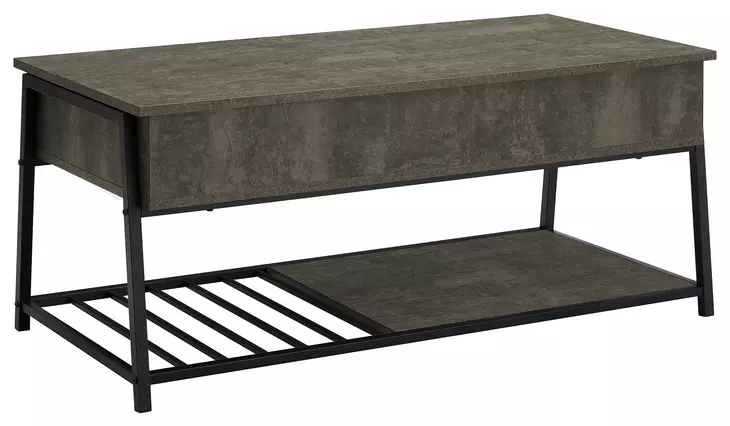 3821 Dark Bronze Rectangular Lift Top Cocktail Table