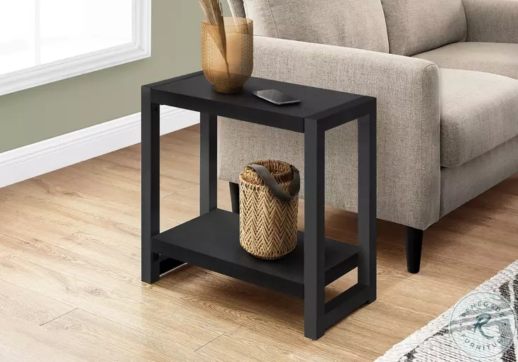 2081 Black 22" Accent Table