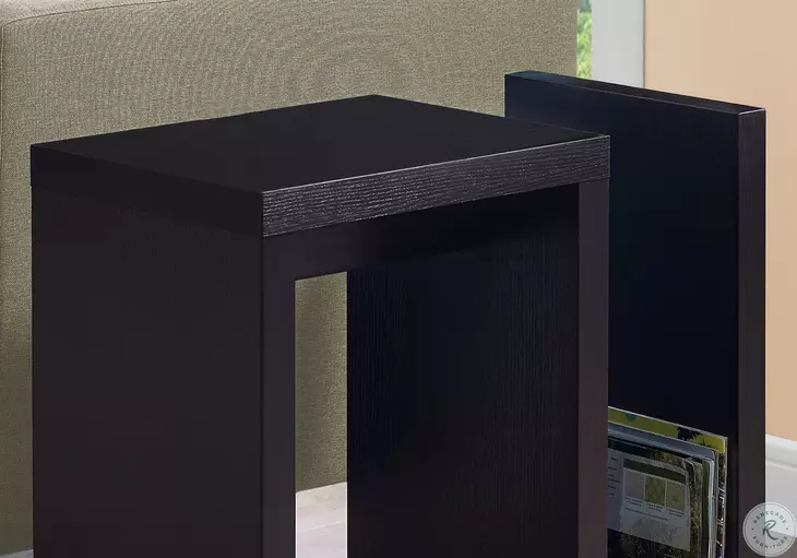 Cappuccino 24" Open Accent Table