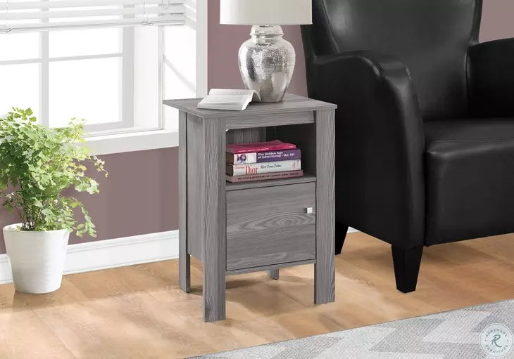 Grey Door Accent Table