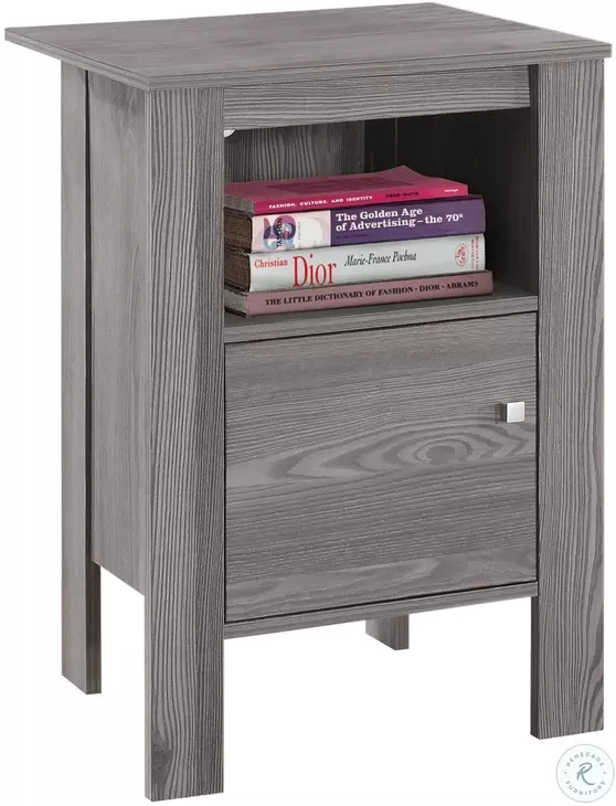 Grey Door Accent Table