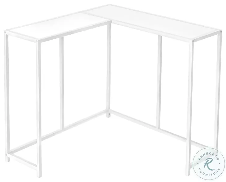 2160 White 36" Console Table