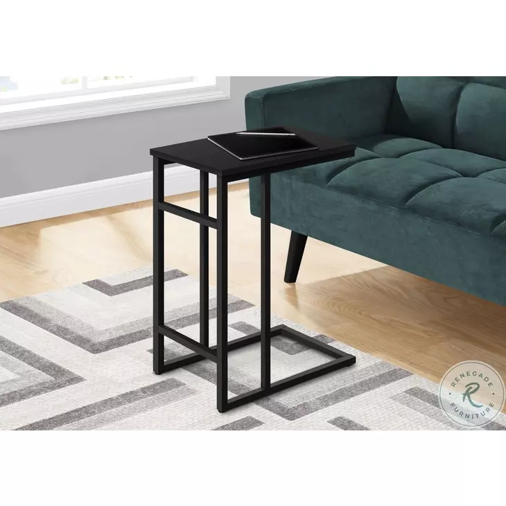 2170 Black 24" Accent Table