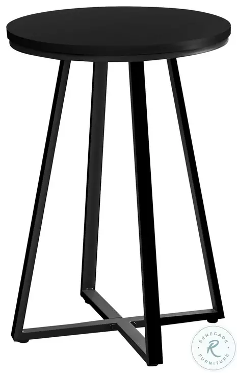 2175 Black 22" Accent Table
