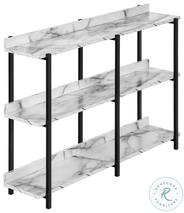 2221 White 48" Console Table