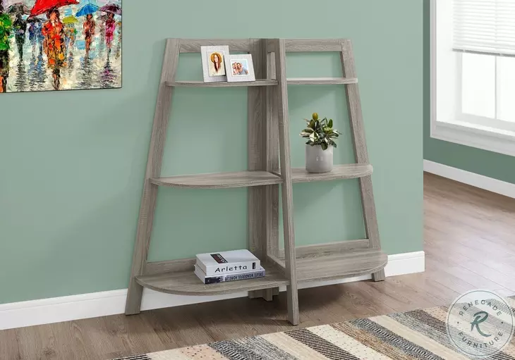2428 Dark Taupe 48" Bookcase