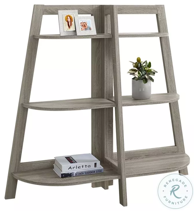 2428 Dark Taupe 48" Bookcase