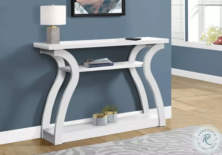 2438 White Accent Table
