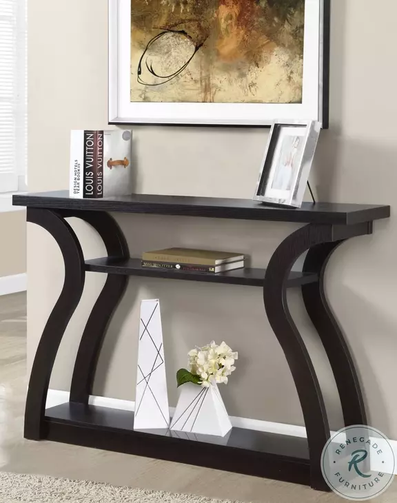 Cappuccino 47"Accent Table