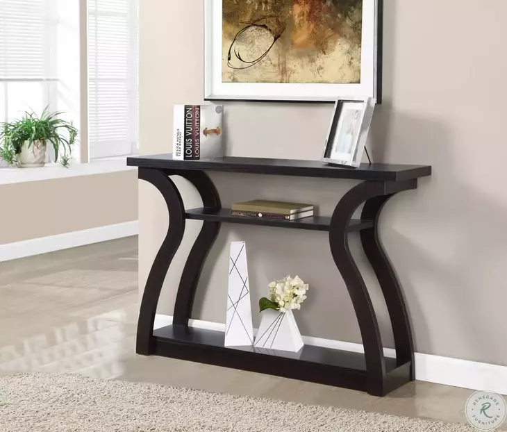 Cappuccino 47"Accent Table