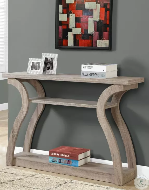 Dark Taupe 47"Accent Table